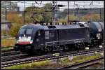 182 526-4 vor einem lpendel nach Stendell.  Stralsund am  28.10.09 