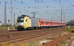 ES 64 U2 - 013 bespannte am 03.09.11 eine RB nach Eisenach. Fotografiert in Grokorbetha.