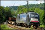 182 508 von boxxpress mit Containerzug am 05.07.13 in Jossa