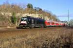 182 518 an einer Regional Bahn nach Eisenach in Bad Kösen