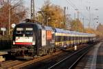 ES 64 U2-036 mit HKX 1800 nach Köln Hbf. durchfährt Recklinghausen-Süd 22.11.2014