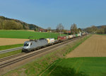 182 600 mit DGS 41131 am 03.04.2016 bei Einöd. 