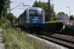 183 004 zieht am 7.6.2015 den Alex in Richtung München Hbf.