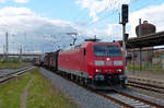 185 162-5 mit gemischtem Güterzug. Nordhausen 26.09.2015