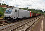 
Die RAILPOOL 185 679-8 (91 80 6185 679-8 D-Rpool), zurzeit vermietet an die DB Cargo Deutschland AG, fährt am 15.07.2017 mit einem gem. Güterzug durch Betzdorf/Sieg in Richtung Siegen. 