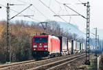 185 211-0 gem. Güterzug durch Bonn-Beuel - 08.02.2018