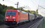 DB Cargo Deutschland AG mit  185 317-5  [NVR-Number: 91 80 6185 317-5 D-DB] und gemischtem Güterzug am 19.09.18 Bf. Berlin-Hohenschönhausen.