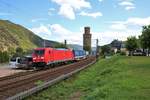 DB Cargo 185 341-5 mit KLV am 10.08.19 in Oberwesel