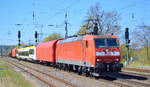 DB Cargo AG [D] mit  185 167-4  [NVR-Nummer: 91 80 6185 167-4 D-DB] und der Überführung eines neuen Bombardier Talent 2 für die  Abellio Baden-Württemberg (8442 108  soweit