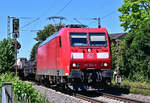 185 014-8 gem. Güterzug durch Bonn-Beuel - 05.08.2020