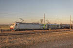 Doppeltraktion. ITL 185 578 & 185 548 mit Kesselzug durchfahren Schönermark (Uckermark)
30/12/2020