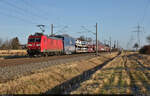 185 148-4 bringt in Braschwitz eine bunte Mischung aus Güterwagen Richtung Halle (Saale).

🧰 DB Cargo
🕓 12.2.2022 | 10:08 Uhr
