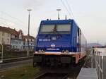 Raildox 185 409-0 am 8.11.2024 in Lörrach Terminal 