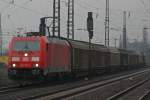 DB 185 383 durchfhrt am 28.12.09 Duisburg-Bissingheim 