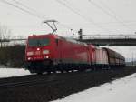 185 382-9 & 185 ??? mit Gz, zwischen Gemnden (Main) und Karlstadt (Main), am 03.02.2010