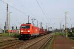 185 233-4 durchfhrt am 29.5.2010 den Bahnhof Grokorbetha.