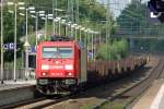 185 232-6 bei der Durchfahrt in Recklinghausen 21.8.2010