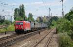 185 403-3 mit einem KLV am 04.06.2011, Mnchen-Heimeranplatz.