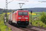185 305-0 DB Schenker Rail bei Horb am 10.05.2012.