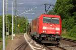 185 234-2 DB Schenker Rail in Michelau am 21.05.2012.