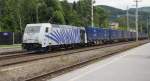  Paul , besser bekannt als Lokomotion 185 661 mit dem Kaindlzug 61826 von Httau nach Salzburg-Liefering am 6.6.2012 bei der Durchfahrt in Salzburg-Aigen