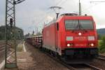 185 246-6 DB Schenker Rail in Hochstadt/ Marktzeuln am 06.06.2012.