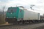 185 609-5 Alpha Trains mit GZ gen Gemnden in Thngersheim am 02.01.2013