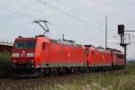 DB 185 159 zog am 13.8.12 185 008 und 155 116.