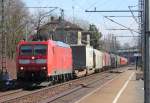 185 158-3 DB Schenker Rail in Hochstadt/ Marktzeuln am 02.03.2013.