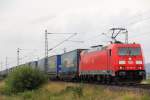 185 384-5 DB Schenker bei Reundorf am 30.07.2014.