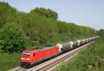 185 347 mit GM 46669 (Rotterdam–Ziar nad Hronom) am 22.05.2014 zwischen Deining und Batzhausen