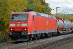 185 077-5 vor gem. Güterzug durch Bonn-Beuel - 23.10.2015