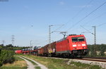 185 285-4 mit dem EK 51173 (Heilbronn Gbf-Kornwestheim Rbf) bei Lauffen 16.8.16