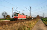 Im besten Licht wurde 185 039 am 12. November 2011 in Pulheim fotografiert.