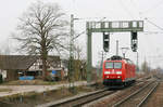 DB Cargo 185 030 // Bahnhof Kork // 27. März 2013