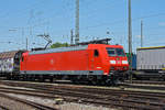 DB Lok 185 136-9 durchfährt den badischen Bahnhof. Die Aufnahme stammt vom 27.05.2020.