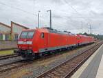 DB 185 002-3 am 26.07.2024 in Bebra.