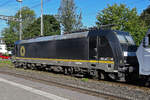 Lok 185 567-5 steht am 22.08.2024 auf einem Abstellgleis beim Bahnhof Rheinfelden.