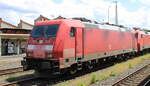 DB 185 377-9 am 26.05.2024 in Bebra.