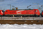 Bombardier Traxx 185 001 am 30.12.2005 im Bw.