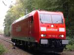 185 192 am 27.09.2004 bei der bergabe von Bombardier an die DB AG in Kassel.