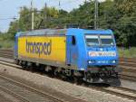 185 518-8 als Lz. , aufgenommen am 10.08.09 in Kln West