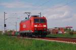 Am heutigen Freitag den 4 Mai 2012 fhrt die 185 196-3 nach Nievenheim um den Aluminiumzug abzuholen.....
