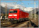 Nach der Ankunft am 7.12.06 mit dem R 3567 von Schladming, macht sich DB 185 041 auf dem Weg in das Heizhaus in Selztal.