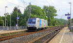 185 680-6 von Railpool  kommt aus Richtung Aachen-West,Laurensberg,Richterich und fährt als Lokzug aus Aachen-West nach Herzogenrath und fährt durch Kohlscheid in Richtung Herogenrath.