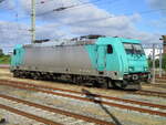 Die ATLU 185 618 stand,am 20.Juni 2024,bis zum Abend,in Bergen/Rügen.