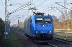 Emons Bahntransporte GmbH, Dresden mit der ATLU Lok  185 519-6  [NVR-Nummer: 91 80 6185 519-6 D-ATLU] am 05.11.24 Höhe Bahnhof Berlin-Hohenschönhausen.