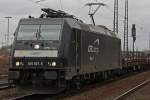 MRCE/CFL Cargo 185 567 am 6.2.11 in Duisburg-Bissingheim