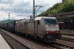 185 579 der Cross Rail im Koblenzer HBF am 29.07.2012.