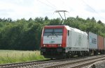 ITL unterwegs mit einer 185ger in Richtung Weddel aus Braunschweig kommend.